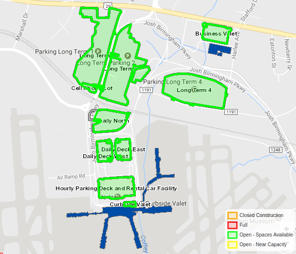Charlotte Airport Parking App