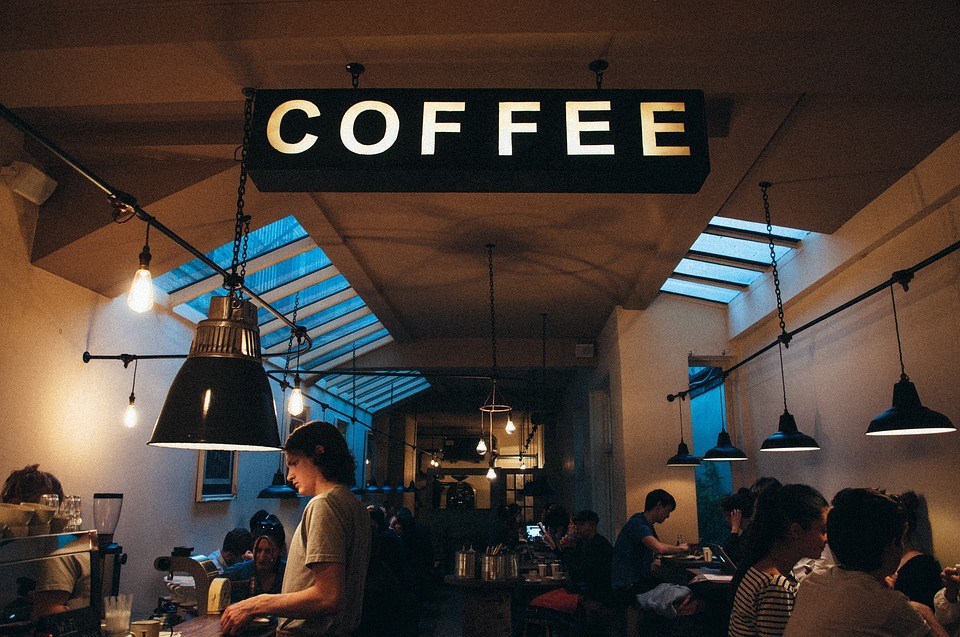 Coffee Shop Atmosphere for Shared Work Space
